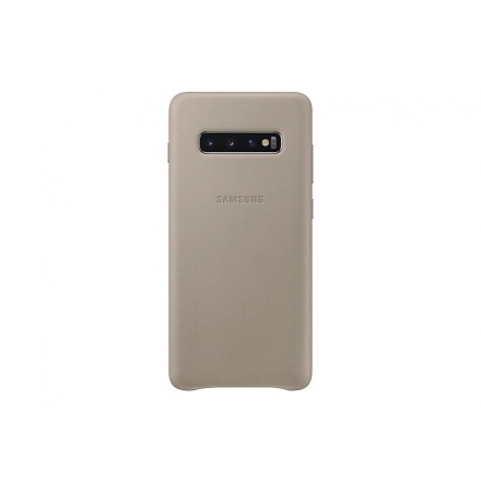 EF-VG975LJE Samsung Leather Cover Gray pro G975 Galaxy S10+, 2446666