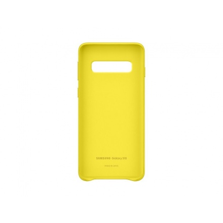 EF-VG973LYE Samsung Leather Cover Yellow pro G973 Galaxy S10, 2446664
