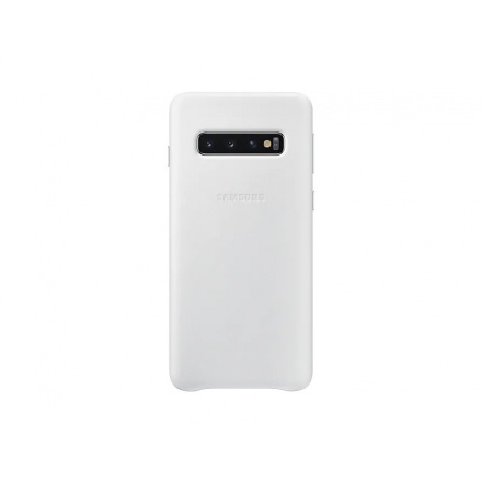 EF-VG973LWE Samsung Leather Cover White pro G973 Galaxy S10, 2446663