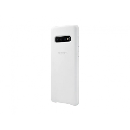 EF-VG973LWE Samsung Leather Cover White pro G973 Galaxy S10, 2446663