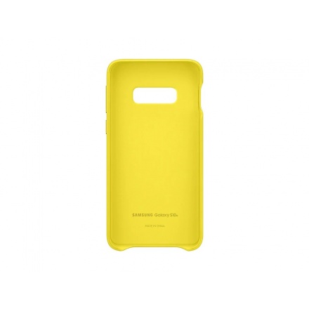 EF-VG970LYE Samsung Leather Cover Yellow pro G970 Galaxy S10e (EU Blister), 2446659