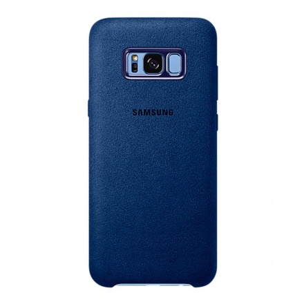 EF-XG955ALE Samsung Alcantara Cover Blue pro G955 Galaxy S8 Plus (EU Blister), 2435128