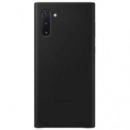 EF-VN970LBE Samsung Kožený Kryt pro N970 Galaxy Note 10 Black, 2449143