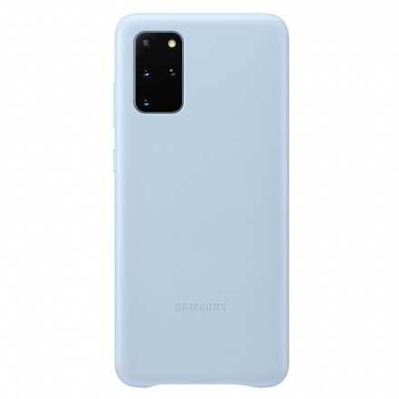 EF-VG985LLEGEU Samsung Kožený Kryt pro Galaxy S20+ Blue, 2450736