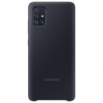 EF-PA515TBEGEU Samsung Silikonový Kryt pro Galaxy A51 Black, 2450676