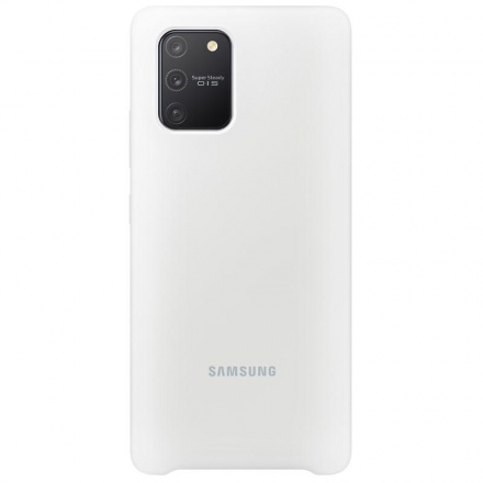 EF-PG770TWE Samsung Silikonový Kryt pro Galaxy S10 Lite White, 2450664