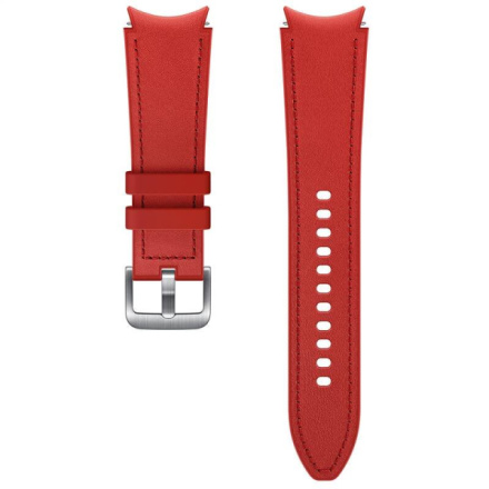 ET-SHR89LRE Samsung Galaxy Watch 4/4 Classic Kožený Řemínek M/L Red, 57983108143