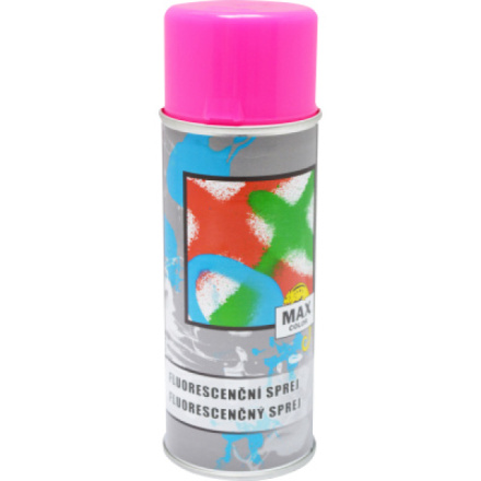 Max Color fluorescenční barva ve spreji, růžová, 400 ml