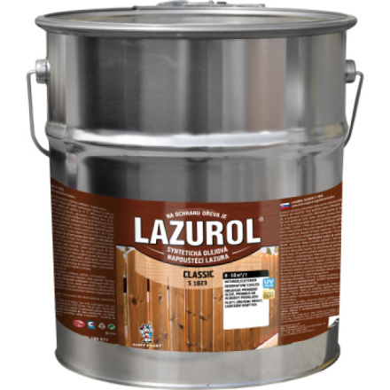 Lazurol Classic S1023 tenkovrstvá lazura na dřevo s obsahem olejů, 0022 palisandr, 16 l