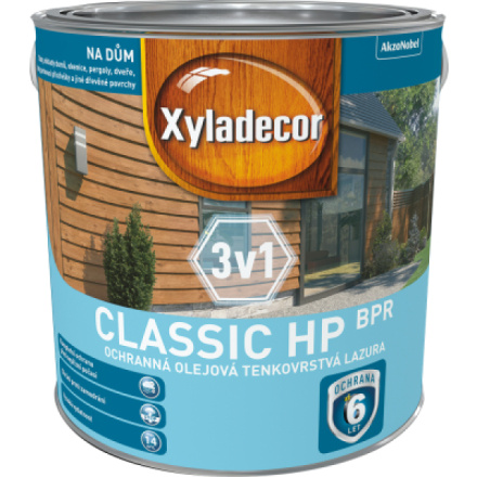 Xyladecor Classic HP olejová tenkovrtsvá lazura s fungicidem, palisandr, 2,5 l