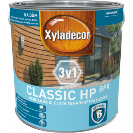 Xyladecor Classic HP olejová tenkovrtsvá lazura s fungicidem, antická pinie, 2,5 l