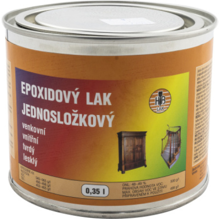 HB-Lak epoxidový jednosložkový lak na dřevo a kov, lesklý, 350 ml