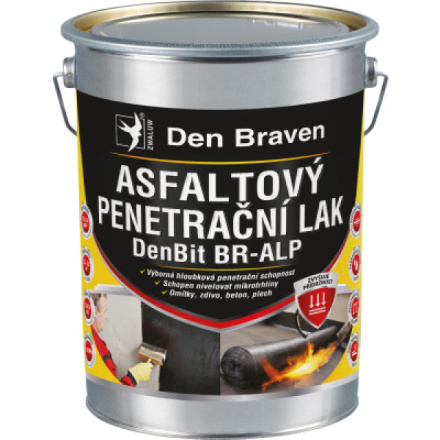 Den Braven DenBit BR-ALP asfaltový penetrační lak, 4,5 kg