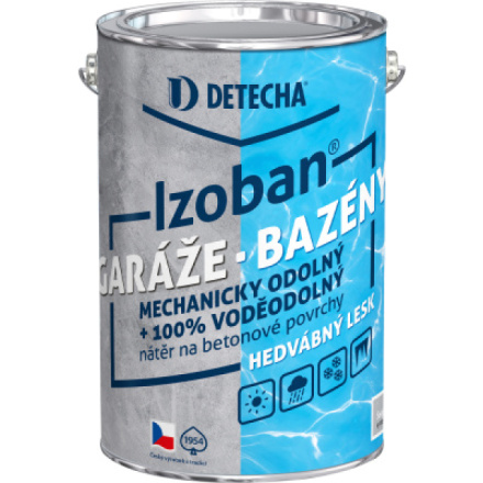 Detecha Izoban barva na beton, modrá, 5 kg