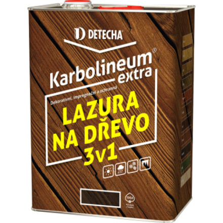 Detecha Karbolineum Extra 3v1 barva na dřevo, dub, 8 kg