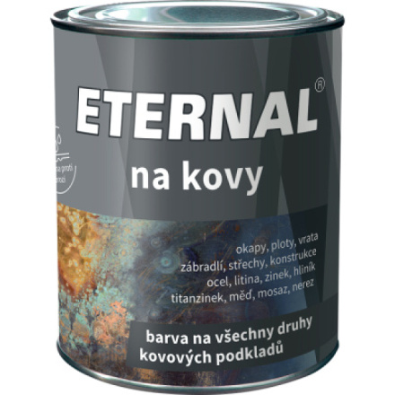 Eternal na kovy univerzální barva na všechny kovy, 413 černá, 700 g