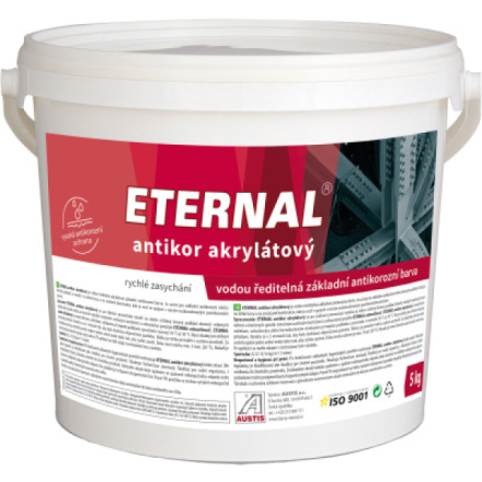 Eternal Antikor základní barva na kov antikorozní, červenohnědá, 5 kg