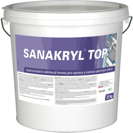 Sanakryl Top hydroizolační barva na střechy, šedý, 25 kg