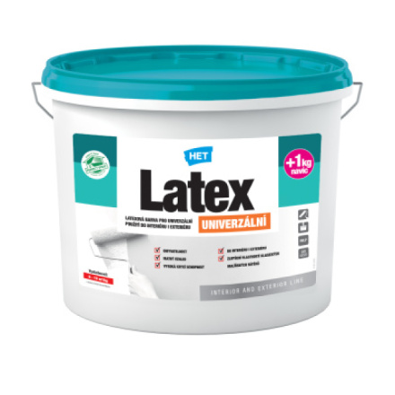 Het Latex univerzální, bílý, 5+1 kg