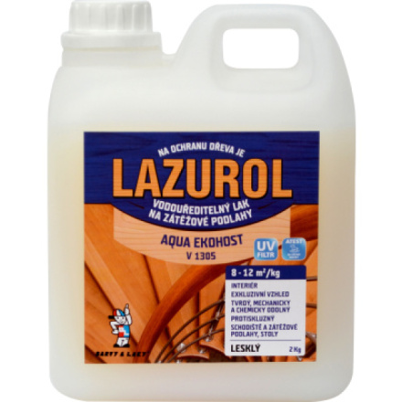 Lazurol Aqua Ekohost lesk V1305 podlahový lak, 2 kg