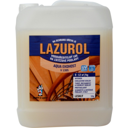 Lazurol Aqua Ekohost lesk V1305 podlahový lak, 5 kg