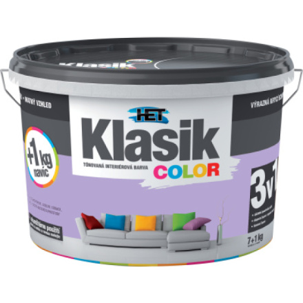 Het Klasik Color malířská barva, 0327 fialový lila, 7+1 kg