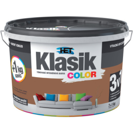 Het Klasik Color malířská barva, 0277 hnědá, 7+1 kg