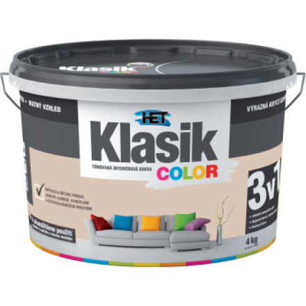 Het Klasik Color malířská barva, 0238 béžový muškátový, 4 kg