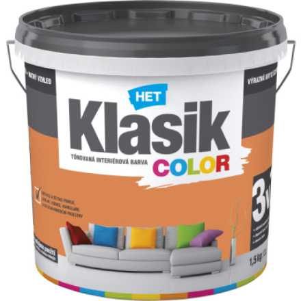 Het Klasic Color malířská barva, 0747 pastelová oranžová, 1,5 kg