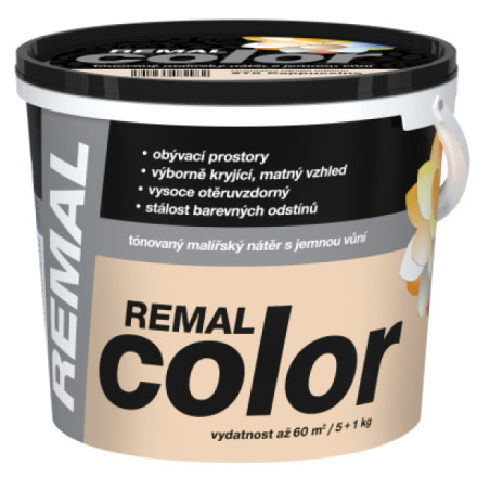 REMAL Color malířská barva na zeď 230 Magnolie, 5 + 1 kg