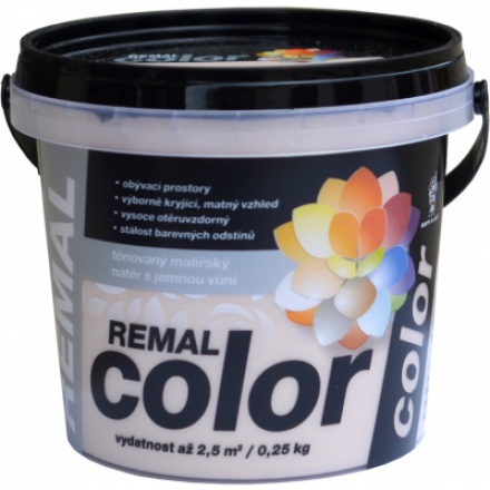 REMAL Color malířská barva na zeď 270 Cappuccino, 250 g