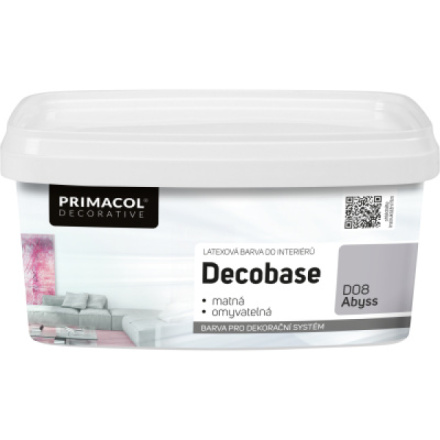 Primacol Decorative Decobase omyvatelná malířská barva, D08 abyss, 1 l