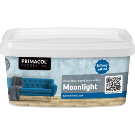 Primacol Decorative Moonlight dekorativní barva s efektem měsíční záře, stříbrná, 1 l