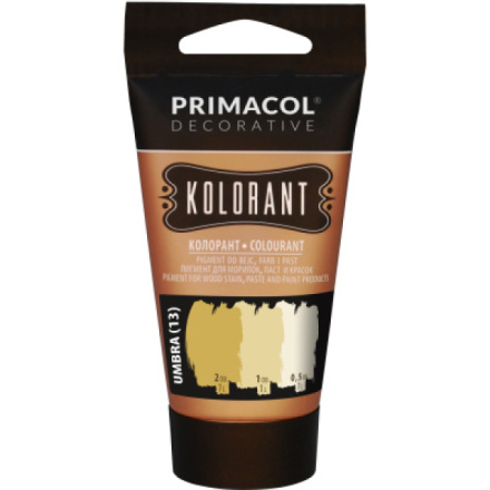 Primacol Decorative Kolorant tonovací pigment, č.13 žlutohnedá, 40 ml