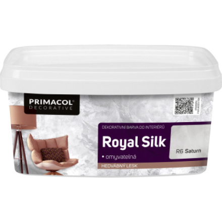 Primacol Decorative Royal Silk omyvatelná dekorativní barva s leskem, R6 Saturn, 1 kg