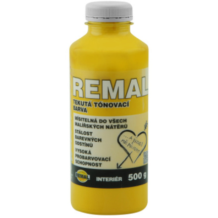 REMAL tónovací barva, 0610 žlutá banánová, 500 g