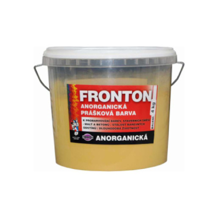 Fronton prášková barva do stavebních směsí malt a betonů, 0651 žlutá, 4 kg
