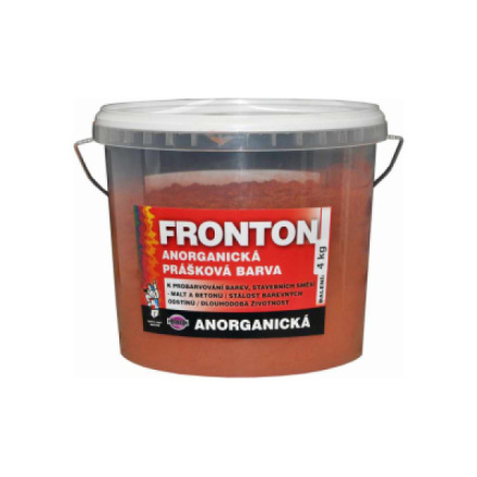 Fronton prášková barva do stavebních směsí malt a betonů, 0847 tmavě červená, 4 kg
