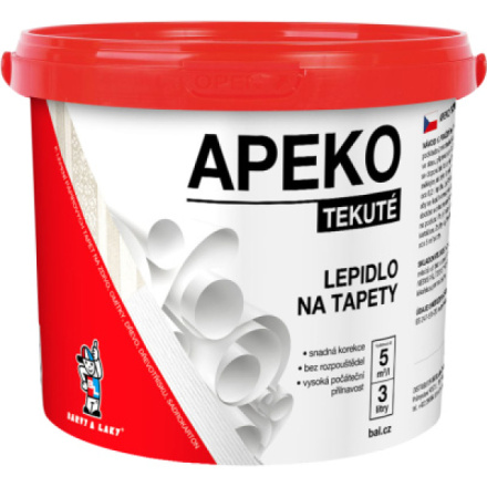 APEKO tekuté lepidlo na tapety, 3 l