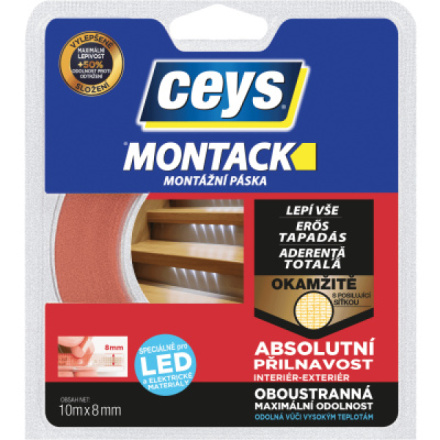 Ceys Montack montážní páska pro led kabely, 18 mm × 10 m