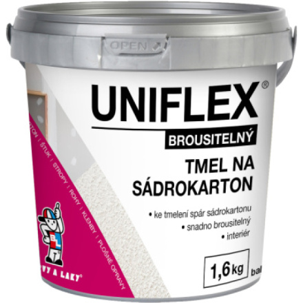 Uniflex tmel na sádrokarton brousitelný, 1,6 kg