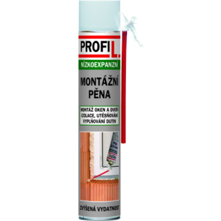 Soudal Profil montážní pěna, nízkoexpanzní, trubičková, 750 ml