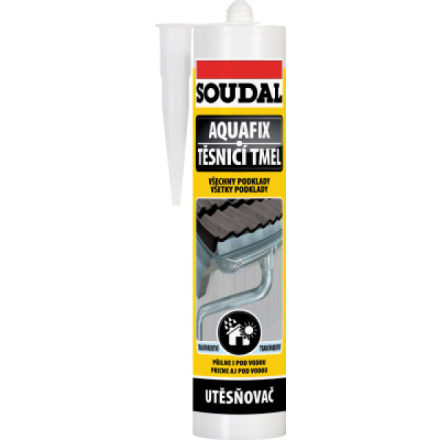 Soudal Aquafix těsnící tmel proti vodě, čirá, 300 ml