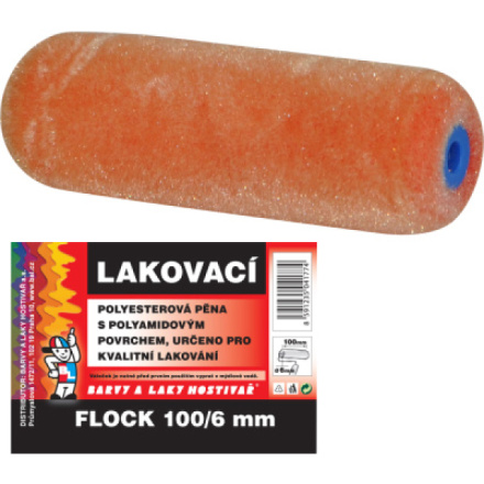 BARVY A LAKY HOSTIVAŘ Moltopren Flock váleček na malování pro držák 6 mm, 100 mm, 2x kulacený