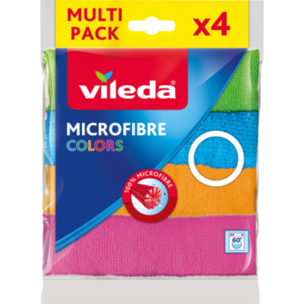 Vileda Colors mikrohadřík na úklid, 4 ks