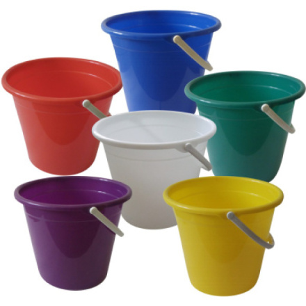 Vědro kbelík plastové, bez výlevky, různé barvy, 10 l