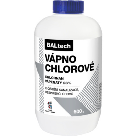 BALTECH chlorové vápno na dezinfekci, 600 g