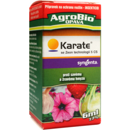 AgroBio Karate se Zeon technologii 5 CS insekticid proti hmyzu, 6 ml