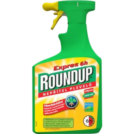 Roundup Expres 6h na hubení plevele, chodníky, 1200 ml
