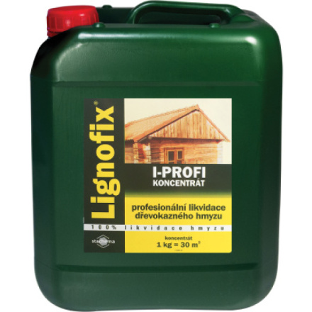 Lignofix I-profi likvidace dřevokazného hmyzu, zelený, 5 kg